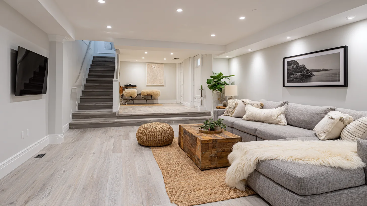 Finished basement